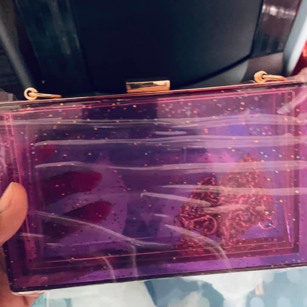 Color clear purse